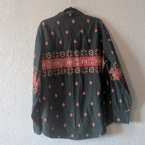 Wrangler Pearl snap button-up long-sleeve shirt XL - Picture 5 of 6